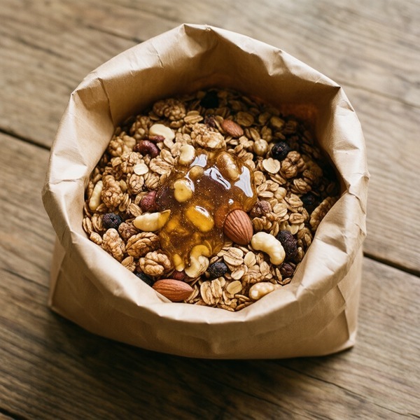 Granola cu miere si nuci