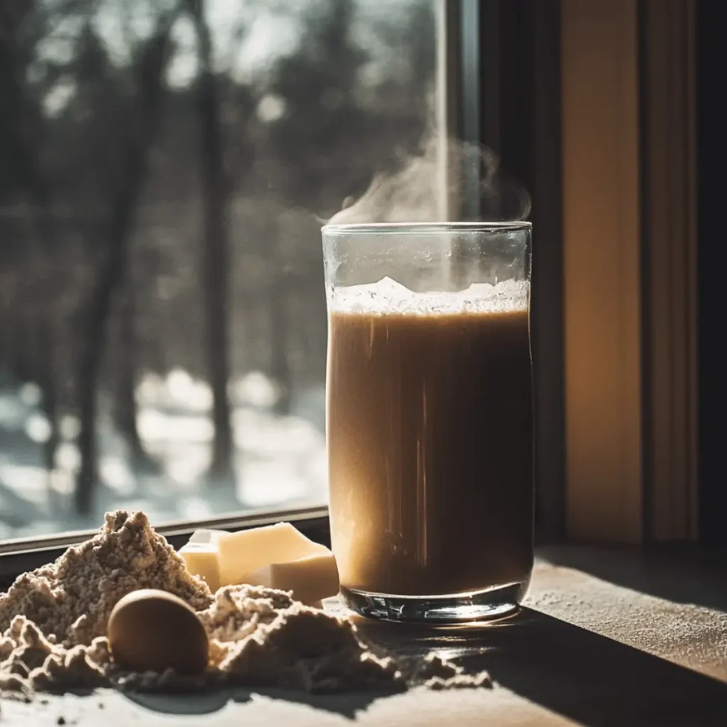Carnivore Protein Shake near window